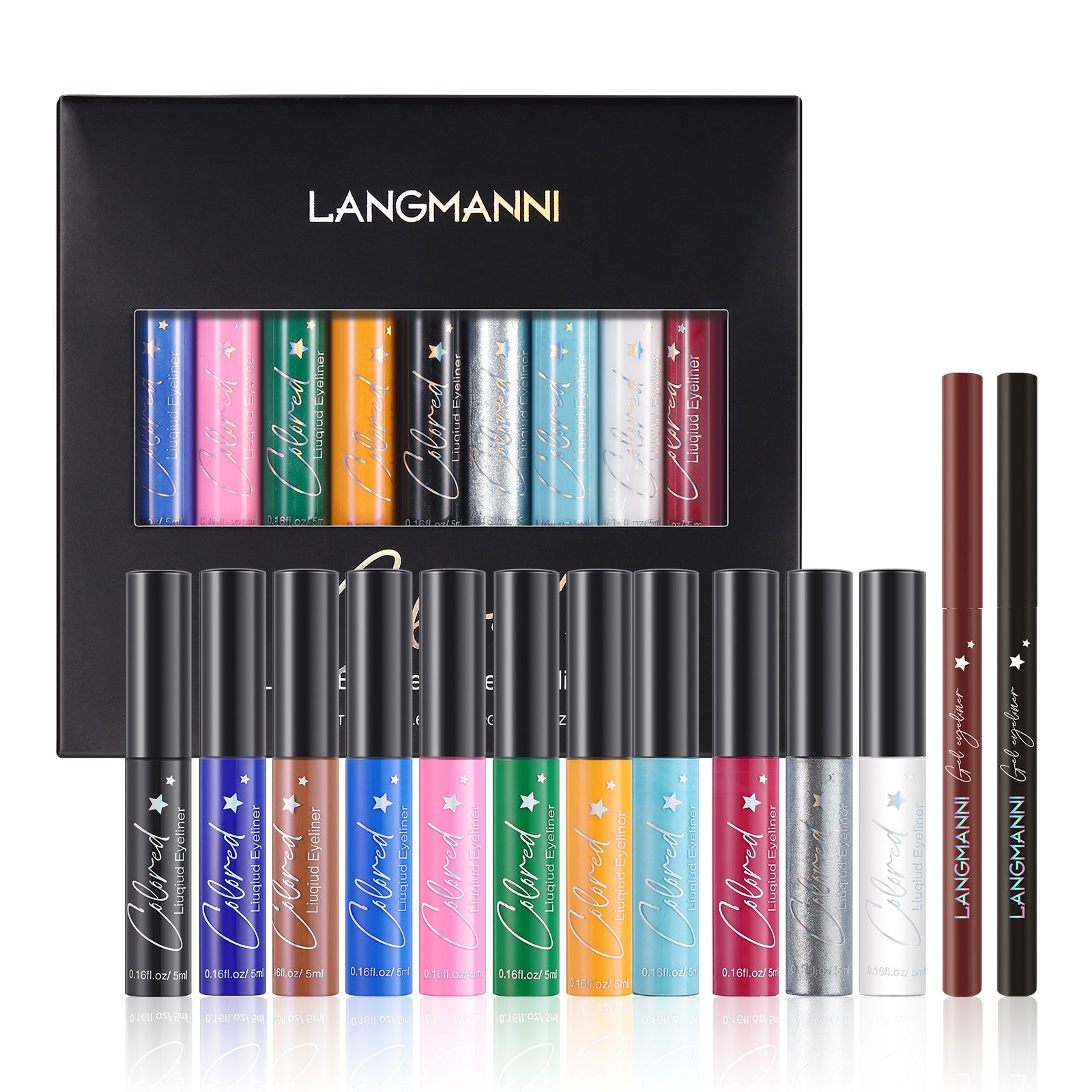 Make-up Eyeliner Liquid And Gel Pen Combination Set Make-up Eyeliner Liquid And Gel Pen Combination Set